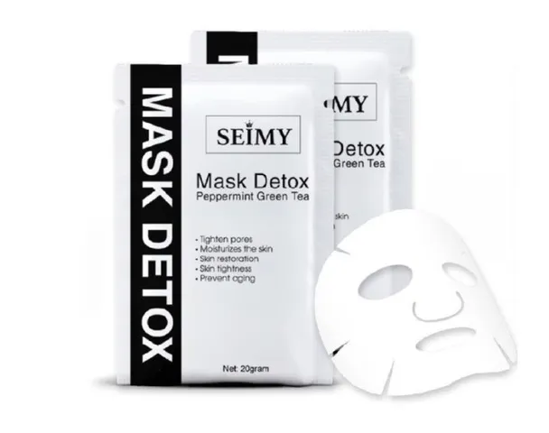Mặt nạ dưỡng da cấp ẩm Seimy - Mask Detox Peppermint Green Tea