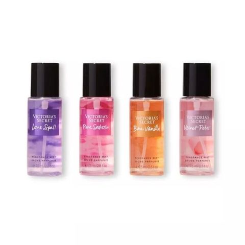 Set xịt thơm toàn thân victoria secret 4chai 75mL