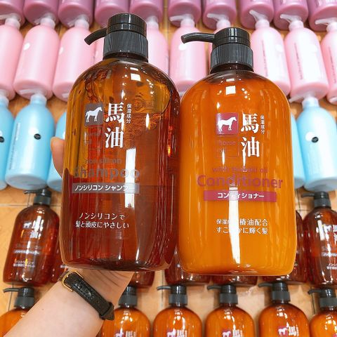 Bộ gầu gội xả mỡ ngựa nhật bản nhật nội địa