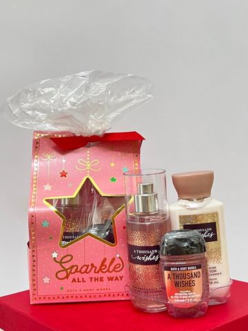 Set a thousand wishes xịt thơm dưỡng thể gel rửa tay khô 29ml