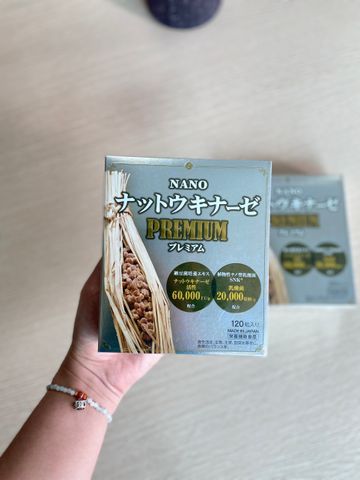Viên uống NattoKinase Nano Premium 60000FU Nhật Bản