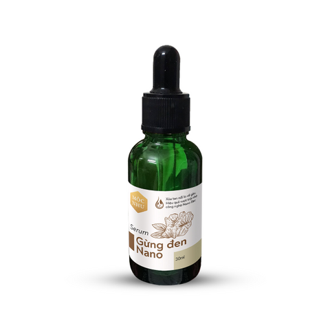 Serum Gừng Đen Nano Mộc Nhu 30ml - Giải Quyết Gàu, Nấm Da Đầu, Tăng Cường Sức Khỏe Tóc Tự Nhiên