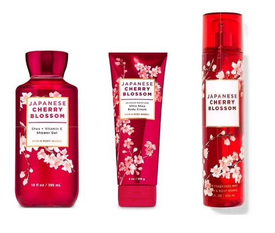 Set tắm dưỡng xịt thơm japanese cherry blossom phiên bản giới hạn