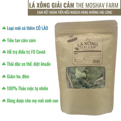Set 4 Túi Lá Xông Giải Cảm The Moshav Farm