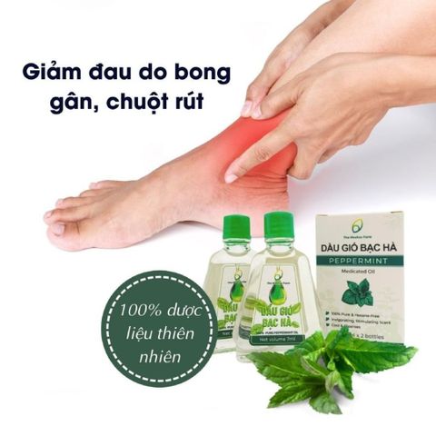Dầu gió bạc hà The Moshav Farm - Combo 2 Hộp