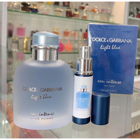 Nước hoa nam Dolce & Gabbana Light Blue Intense - Hương trái cây tươi mát, phong cách phóng khoáng, lưu hương lâu 6-10h