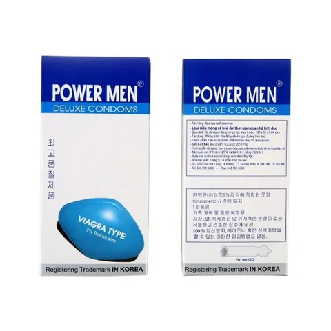Bao Cao Su Power Men Deluxe Condoms H12 Kéo Dài Thời Gian