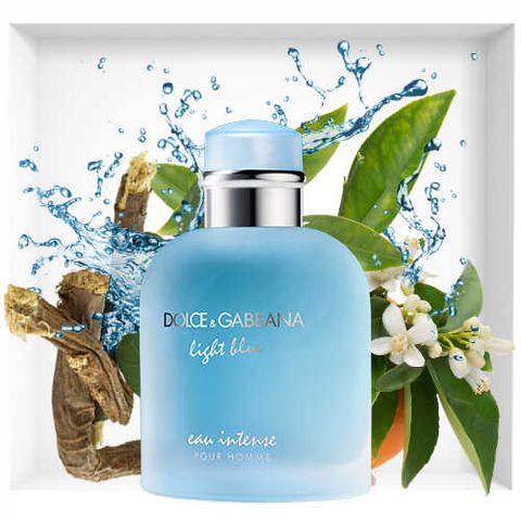 Nước hoa nam Dolce & Gabbana Light Blue Intense - Hương trái cây tươi mát, phong cách phóng khoáng, lưu hương lâu 6-10h