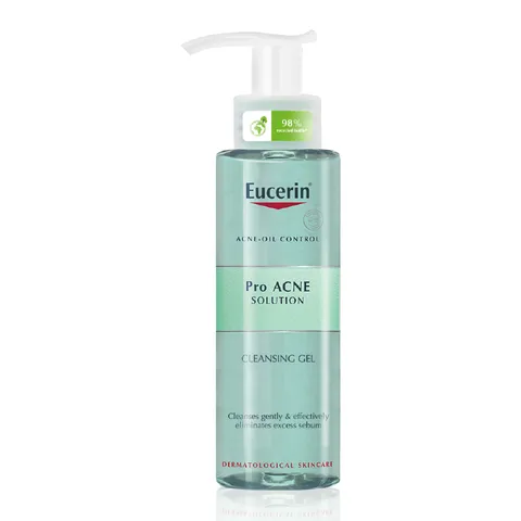 Sữa rửa mặt da mụn Eucerin pro acne solution cleansing gel 400ml