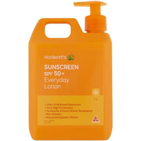 Kem chống nắng Woolworths Everyday Sunscreen SPF50 UV/UVB