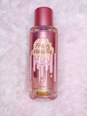 Xịt thơm toàn thân victoria secret fresh vanilla pink 250ml