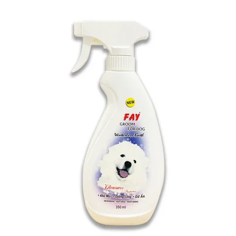 FAY Groom For Dog Pleasure 350ml làm sạch da lông không cần nước