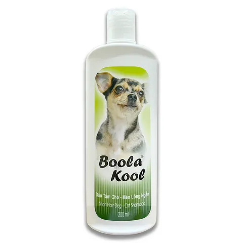 Dầu Tắm Boola Kool 300ml dành cho chó mèo lông ngắn