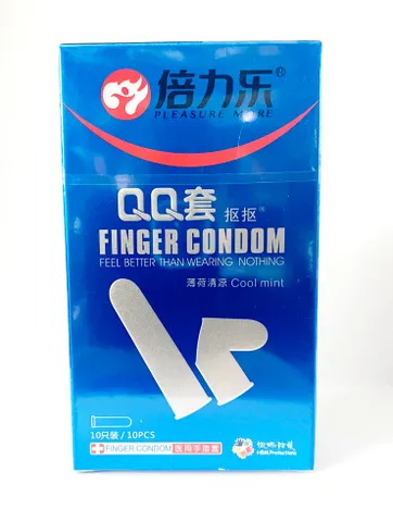 Bao Cao Su Ngón Tay Có Chất Bôi Trơn Finger Condom 10s