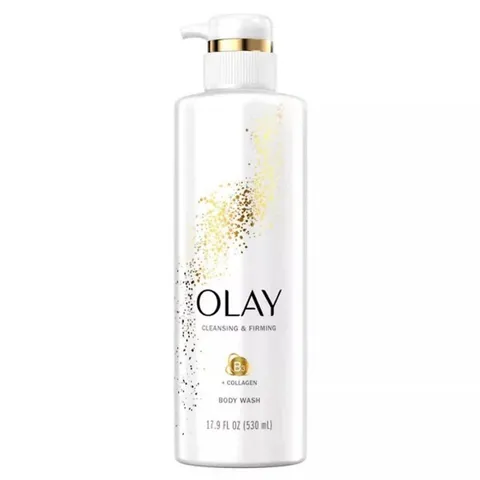 Sữa tắm olay cleansing and firming b3 collagen 530ml