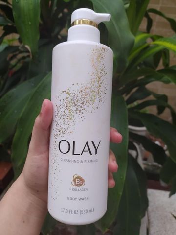Sữa tắm olay cleansing and firming b3 collagen 530ml