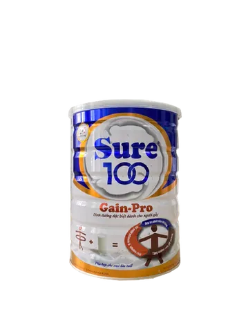 Sure 100 Gain Pro 900g - Bổ sung dinh dưỡng dành cho người gầy