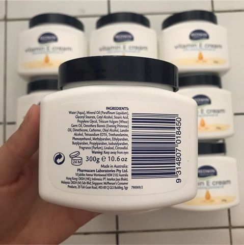 Kem Dưỡng Da Redwin Cream With Vitamin E 300g - Dưỡng Ẩm, Giúp Làm Mềm Da, Phù Hợp Mọi Loại Da, Nhập Khẩu Úc