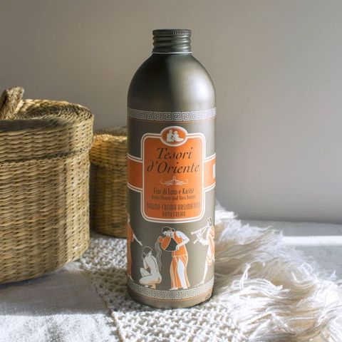 Sữa Tắm Nước Hoa Tesori d'Oriente Hoa Sen 500ml - Dưỡng Ẩm, Chống Oxy Hóa, Hương Thơm Lưu Lại Đến 8 Giờ