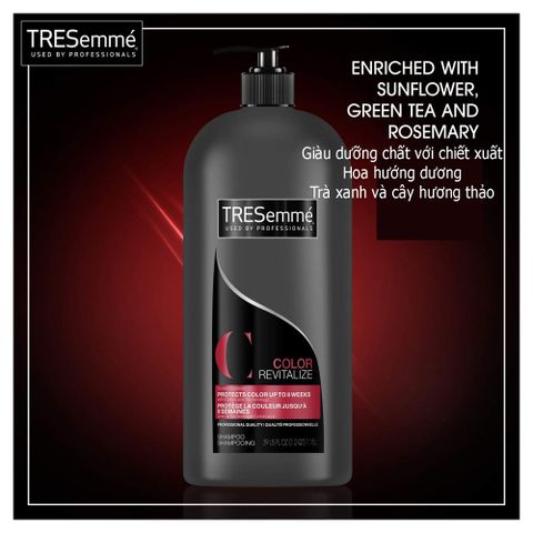 Bộ đôi gội xả tresemmé mỹ color revitalize 1.15l