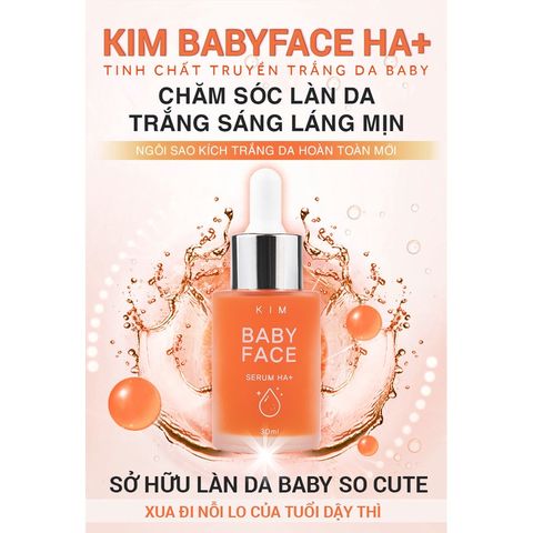 Tinh chất truyền trắng Kim Baby Face HA thế hệ mới