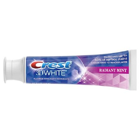 Lốc 3 cây kem đánh răng crest 3d white radiant mint 116g