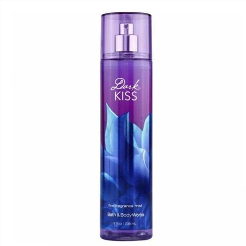 Xịt Thơm Toàn Thân Bath & Body Works Dark Kiss 236ml - Hương Hoa Hồng Sang Trọng & Quyến Rũ - Dưỡng Ẩm & Mát Lạnh