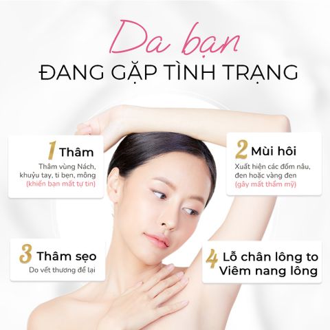 Serum mờ thâm nách, bẹn, mông Oriskin Sakina White