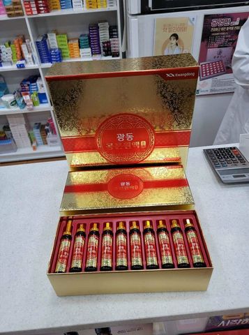 Tinh Chất Đông Trùng Hạ Thảo Kwangdong Gold - Hỗ Trợ Bồi Bổ Sức Khỏe - Hộp 60 Ống X 20ml, Nguồn Dinh Dưỡng Từ Thiên Nhiên