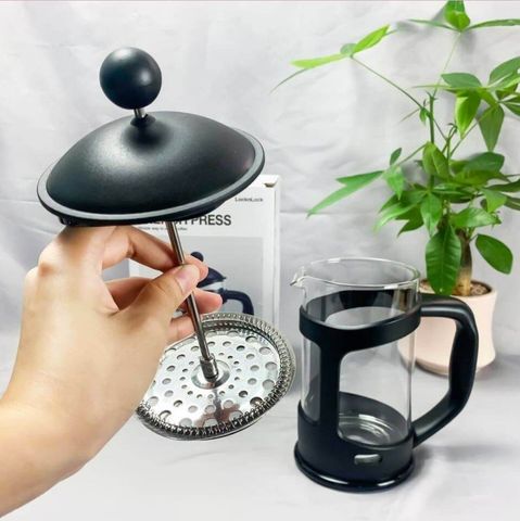 Bình pha trà cafe French Press LocknLock LLG018 - Hàng Chính Hãng