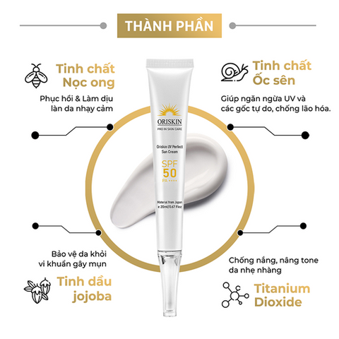 Kem Chống Nắng Cho Da Khô Oriskin UV Perfect Sun Cream