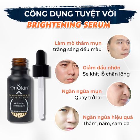 Serum dưỡng trắng Oriskin Brightening 20ml cho nam