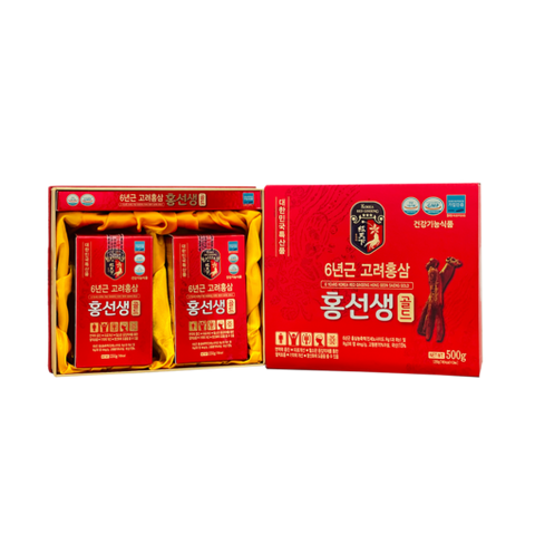 Cao Hồng Sâm 6 Năm Tuổi Hong Seon Gold Hàn Quốc - 2 Lọ X 250g, Tăng Cường Sức Khỏe, Quà Tặng Ý Nghĩa cho Người Thân