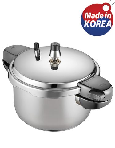Nồi Áp Suất Inox 5.3L PoongNyun HNVPC-10(IH) - Thiết Kế Châu Âu Chống Dính, Đáy 3 Lớp Dày, Đa Chức Năng Nấu Ăn Tiết Kiệm Thời Gian