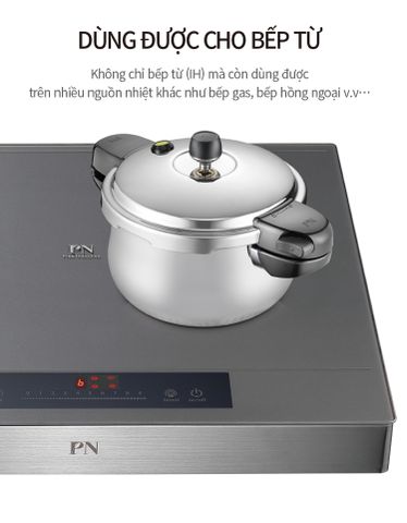 Nồi Áp Suất Inox 3 Lớp PoongNyun HNHPC-06 (IH) 3.5L - Nấu Nhanh Hầm Luộc Kho Chất Lượng Hàn Quốc