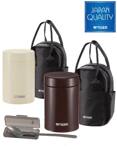 Hộp Đựng Thức Ăn Giữ Nhiệt Tiger MCJ-A075 750ml - Sang Trọng, Tiện Lợi, Công Nghệ Super Clean Plus Chống Bám Bẩn