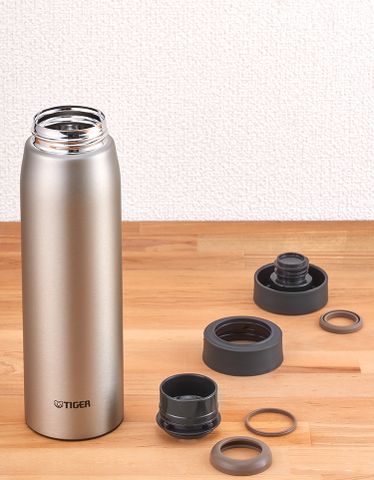 Bình Giữ Nhiệt Tiger MCY-K060 600ml - Nắp Vặn Sang Trọng, Giữ Nóng Lạnh Lâu  - Công Nghệ Kháng Khuẩn SIAA, Dễ Dàng Vệ Sinh