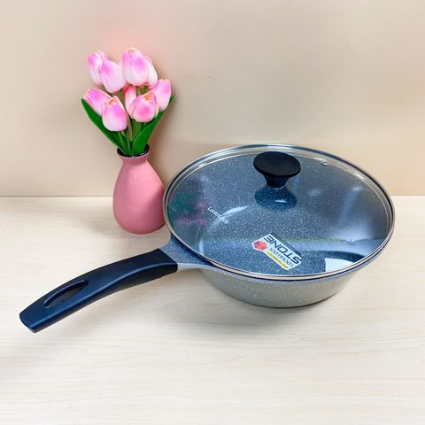 Chảo Chống Dính Vân Đá Sâu Lòng Lock &Lock 30cm LCA6305D-IH