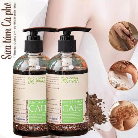 Sữa tắm Cocayhoala chiết xuất hạt Arabica 300g