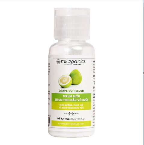 Serum Dưỡng Tóc Từ Tinh Dầu Bưởi Milaganics Hỗ Trợ Mọc Tóc 30ml