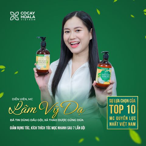Dầu Gội Xả Hữu Cơ Sạch Gàu Gừng Dừa Cocayhoala 440g - Tóc Mềm Mượt, Giảm Rụng Tóc, Phục Hồi Hư Tổn Từ Thiên Nhiên