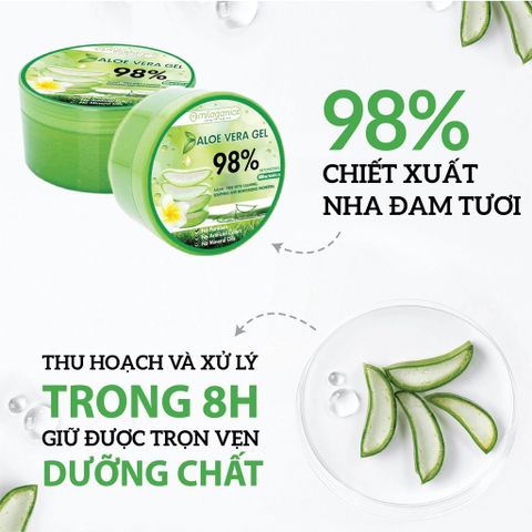 Gel dưỡng da Aloe Vera Gel nha đam Milaganics