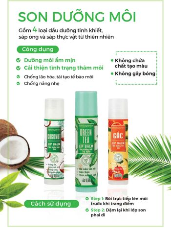 Son Dưỡng Môi Gấc Giúp Dưỡng Ẩm, Giảm Thâm Môi Milaganics 4.5g (Cây)