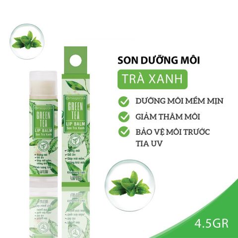 Son Dưỡng Môi Trà Xanh Milaganics 4.5g