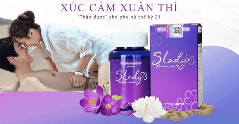 Viên Uống Slady Lotus Cân Bằng Nội Tiết Tố Nữ - Hỗ Trợ Sức Khỏe, Giảm Stress, Tăng Cường Sinh Lý và Cải Thiện Giấc Ngủ