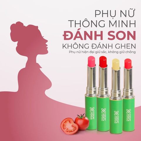 Son dưỡng môi cà chua hữu cơ 3M Cocayhoala - 1.5g