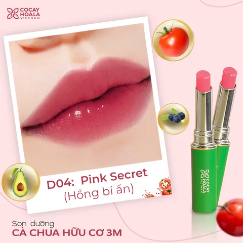 Son dưỡng môi cà chua hữu cơ 3M Cocayhoala - 1.5g