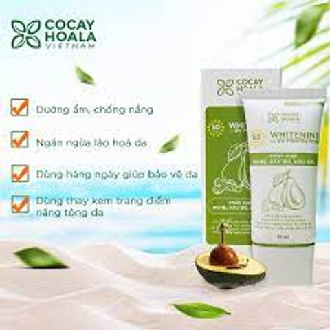 Kem Chống Nắng Bơ Nghệ chống nước  - dưỡng da 30ml
