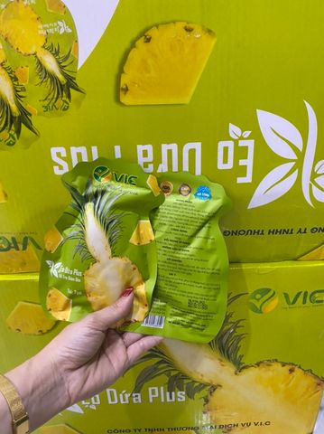 Kẹo dứa Plus giảm cân VIC organic, hỗ trợ giảm mỡ