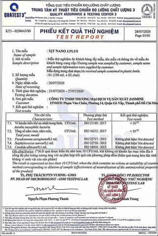 Xịt Nano hỗ trợ tan mỡ J.Plus